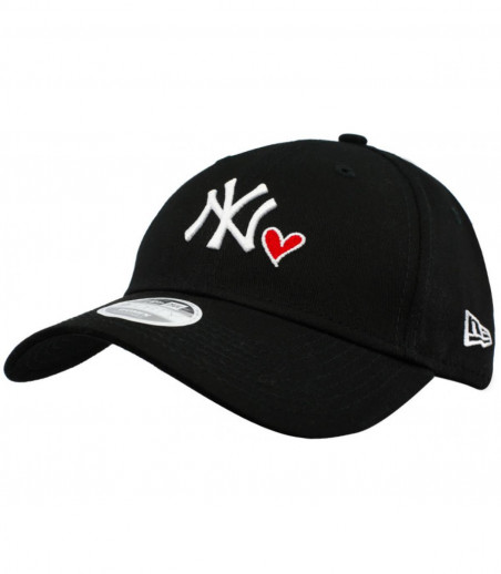 Cap Wmns Heart NY 940 black New Era